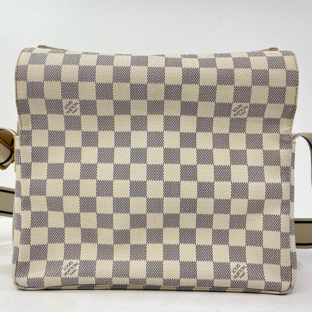 Louis Vuitton Naviglio Shoulder White Damier White Bag Azur White